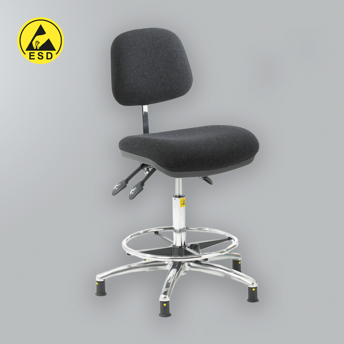 ESD Ergonomic Chair - High Footring ESD Ergonomic Chair - High Footring